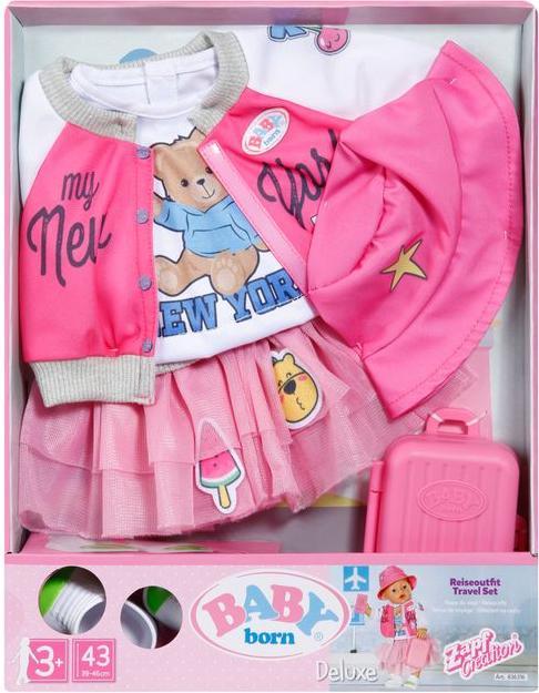 Actual product image Zapf Creation Deluxe travel outfit