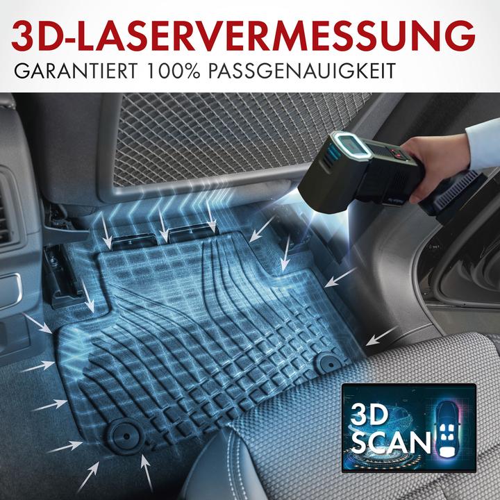 Immagine prodotto Walser Premium Gummimatten Roadmaster für BMW X1 (F48) 11/2014-Heute, X2 (F39) 11/2017-Heute (2 tappetini anteriori + 2 tappetini posteriori)