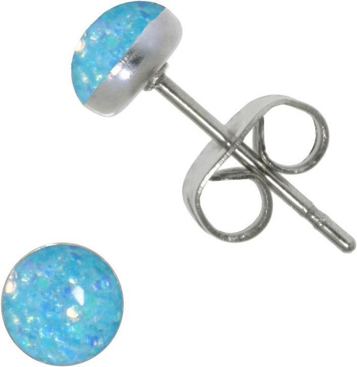 Argent, Bleu aqua