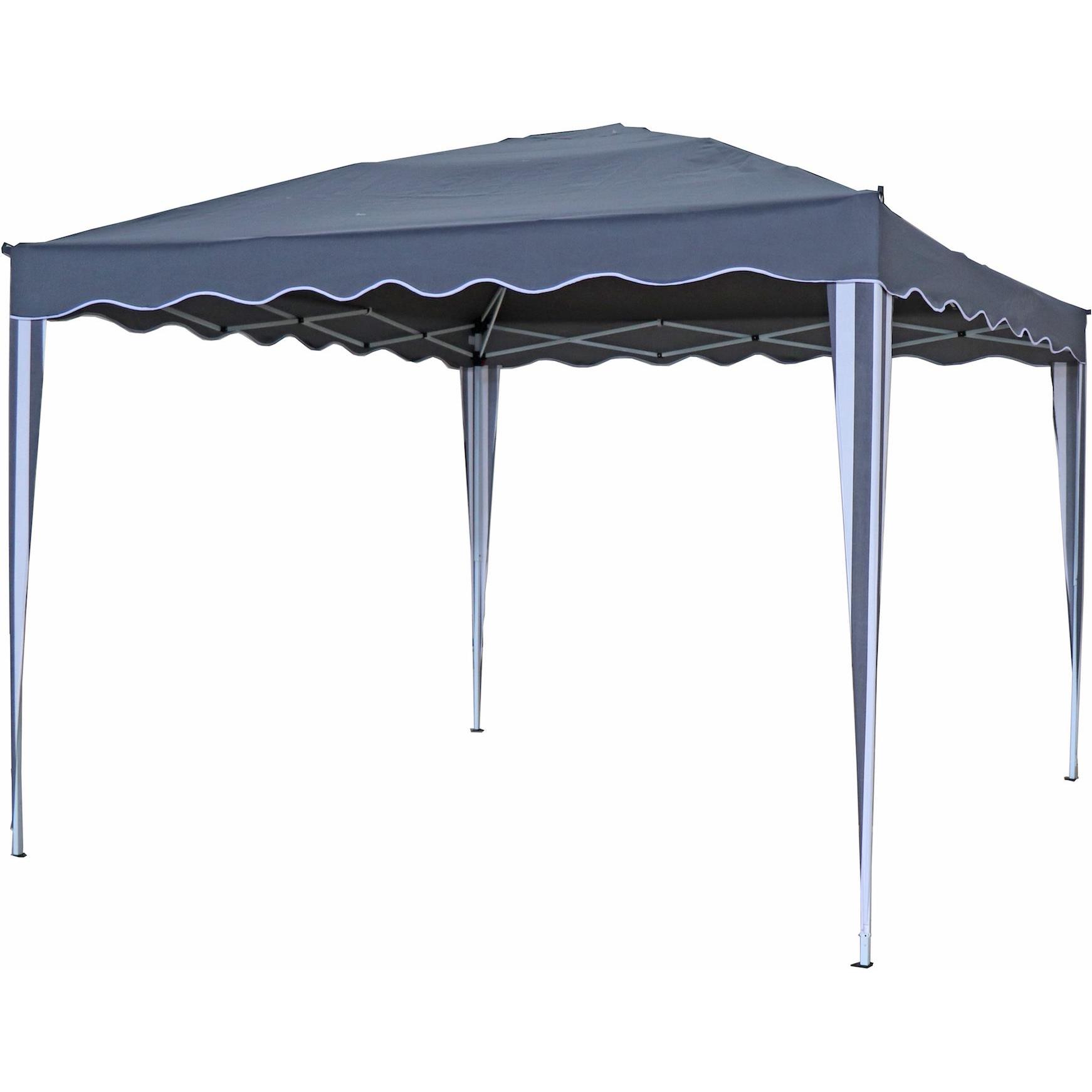 Garden Pleasure, Pavillon, Gartenpavillon Ganges graum (295 cm, 295 cm)