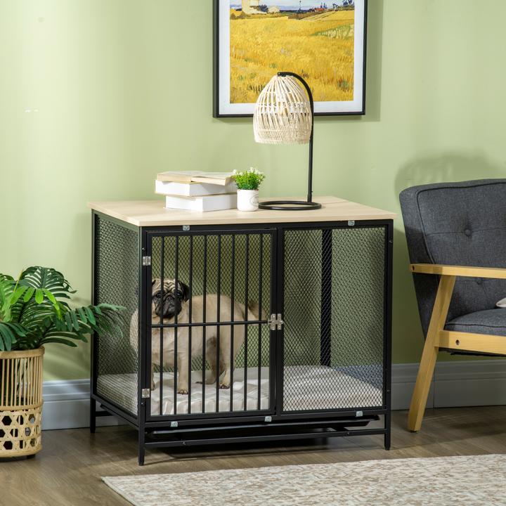 Actual product image PawHut Dog cage with table top (Dog house)