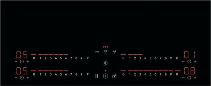 Actual product image Electrolux KCC83443 hob Black Built-in Zone induction hob 4 zone(s) (78 cm, Induction hob)