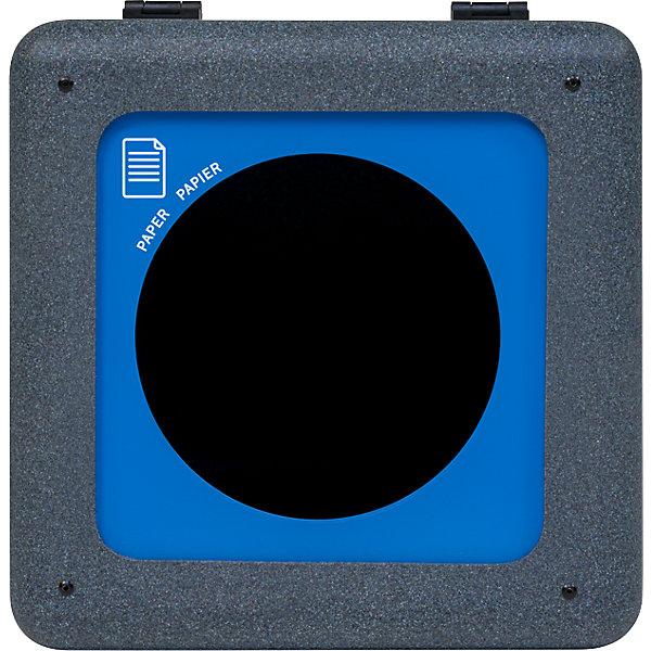 Immagine prodotto ReinigungsBerater Sistema di raccolta differenziata BrickBin bidone della carta grigio blu 65 L porta sacchetti (65 l)