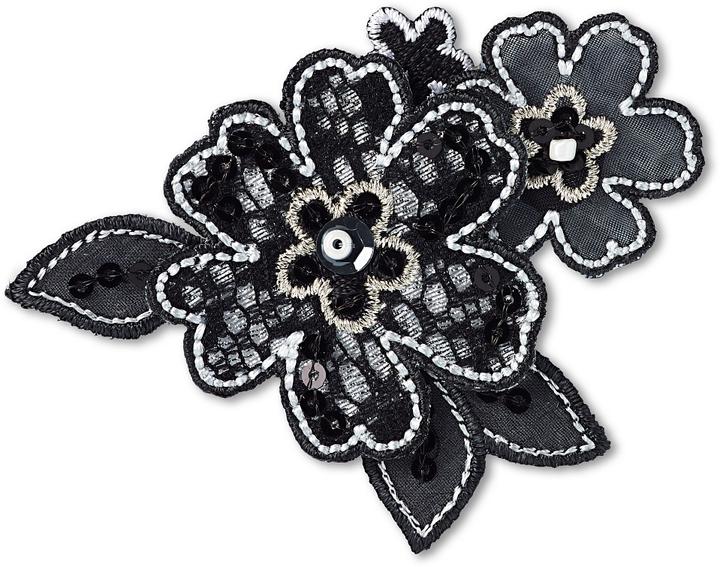 Actual product image Prym Application flower tendril black