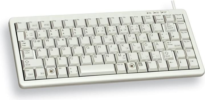 Produktbild CHERRY G84-4100 Compact Light grey US (US, Kabelgebunden)