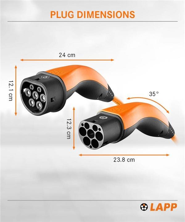 Produktbild Lapp Mobility EV-TYP2 Ladekabel (Typ 2, 22 kW, 32 A, 7 m)