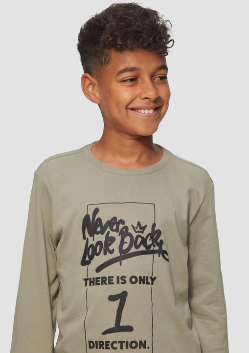 Produktbild S.Oliver T-Shirt Langarmshirt mit Schriftprint (170, 176)