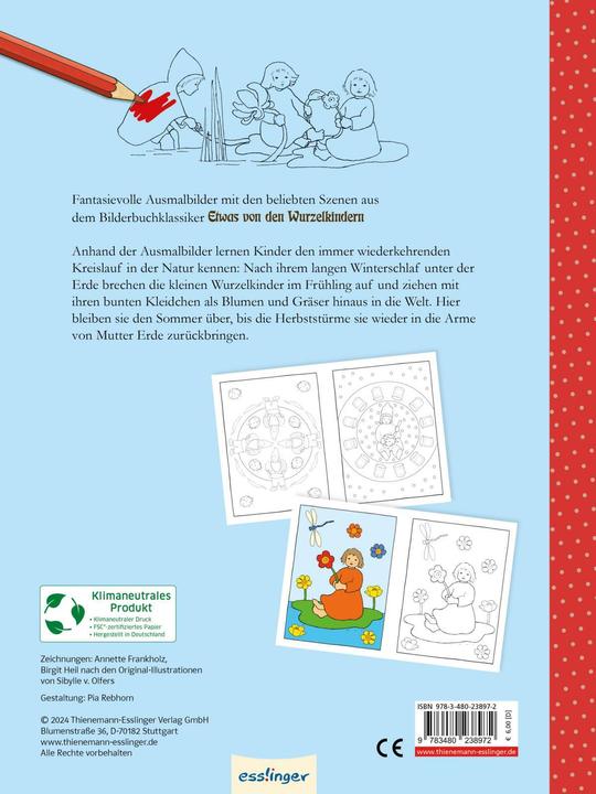 Produktbild Etwas von den Wurzelkindern: Jahreszeiten-Malbuch