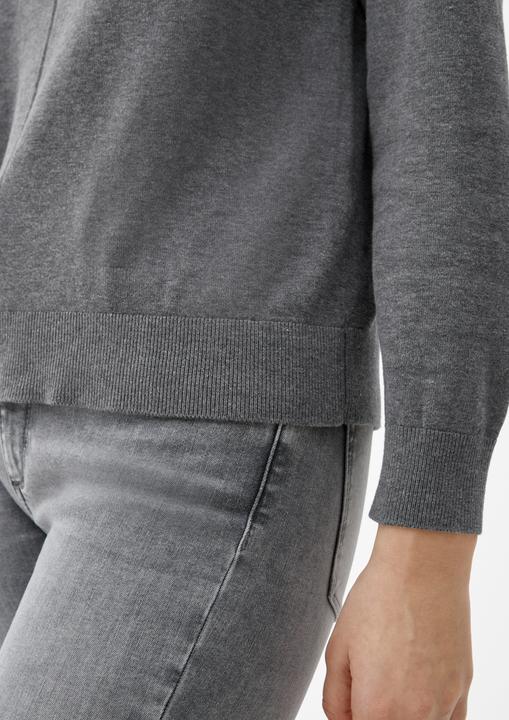 Produktbild s.Oliver Strickpullover Strickpullover mit Pintucks (40)