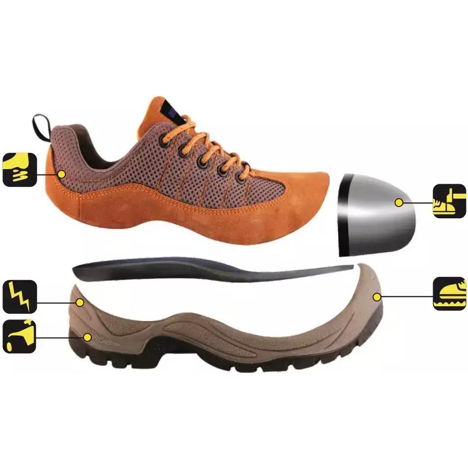 Thumbnail - Dedra, Sicherheitsschuhe, safety shoes, suede with steel toe, size 43 (BH9P3-43) (S1, 43)
