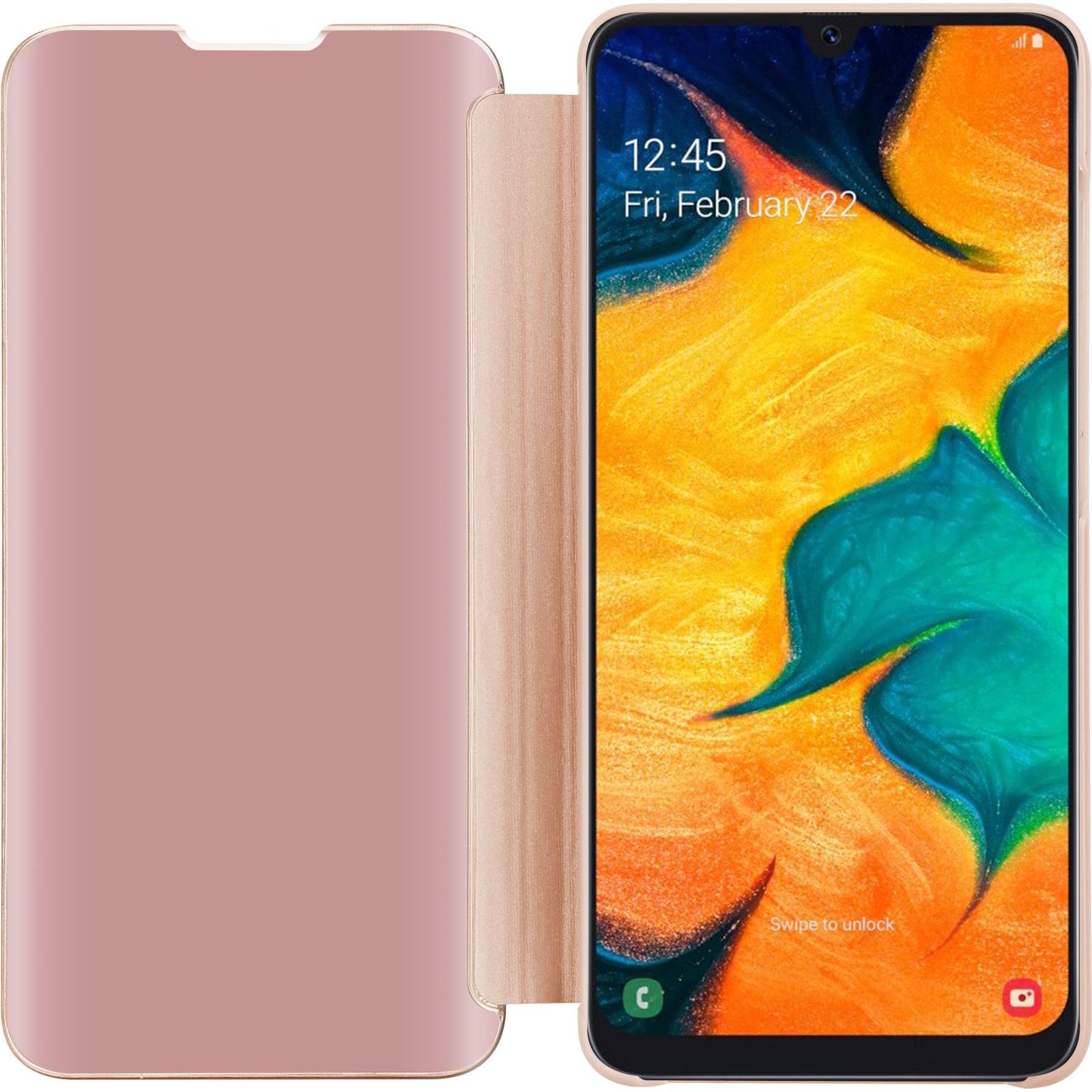 Thumbnail - Cadorabo Book Smart View Spiegel Cover (Samsung Galaxy A20, Samsung Galaxy A30), Smartphone Hülle, Pink