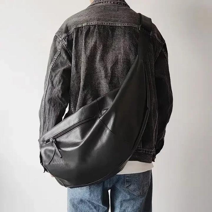 Immagine prodotto Only-Bags.Store Lässige Retro-Umhängetasche aus PU-Leder mit grosser Kapazität, Umhängetasche aus Leder