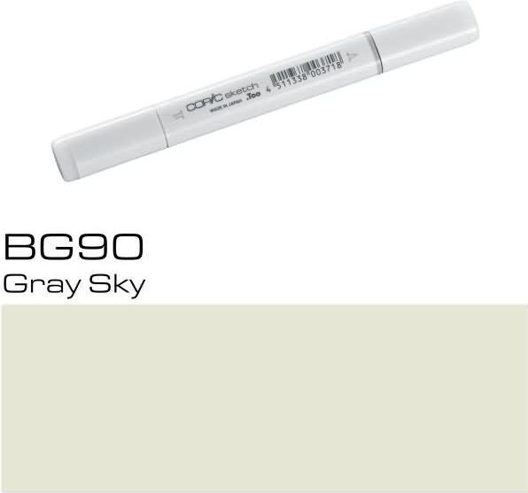 Image du produit Copic Sketch type BG - 90 (BG90 - Gray Sky, 1 x)