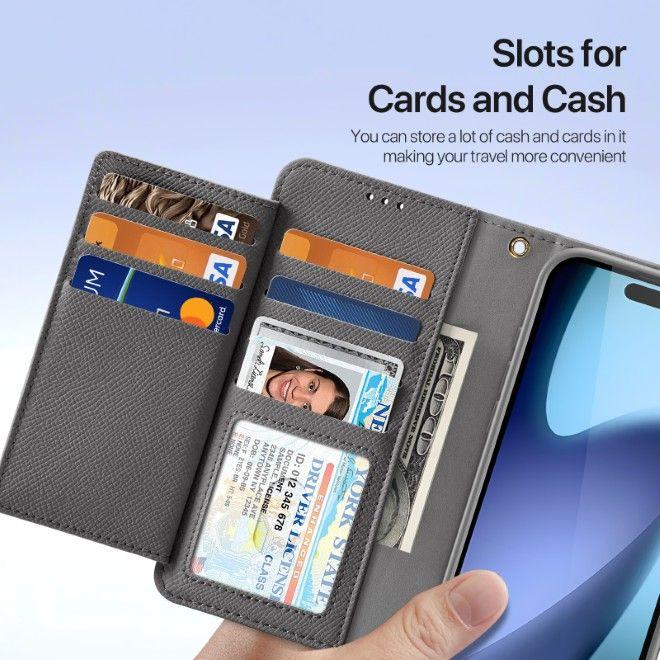 Immagine prodotto Dux Ducis Lawa Series MagSafe Kunstleder Bookcover Hülle (Apple iPhone 17)