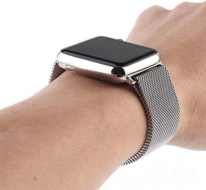 Actual product image Hurtel Magnetic Strap Strap for Watch 7/8/9 41mm Magnetic Wristband Bracelet Bracelet Red (Stainless steel)