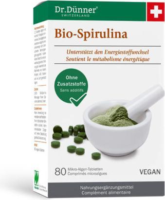 Image du produit Dr. Dünner Micro-algues en comprimés à la spiruline bio (80 pièce(s), Cachets, 64 g)