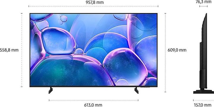 Image du produit Samsung 43" Crystal UHD U7099F 4K Smart TV (2025) (43", LED, 4K, 2025)