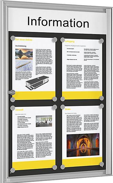 Produktbild Schaar-Design Einfachschaukasten BASIC (Wandtafel, 50 x 76 cm)