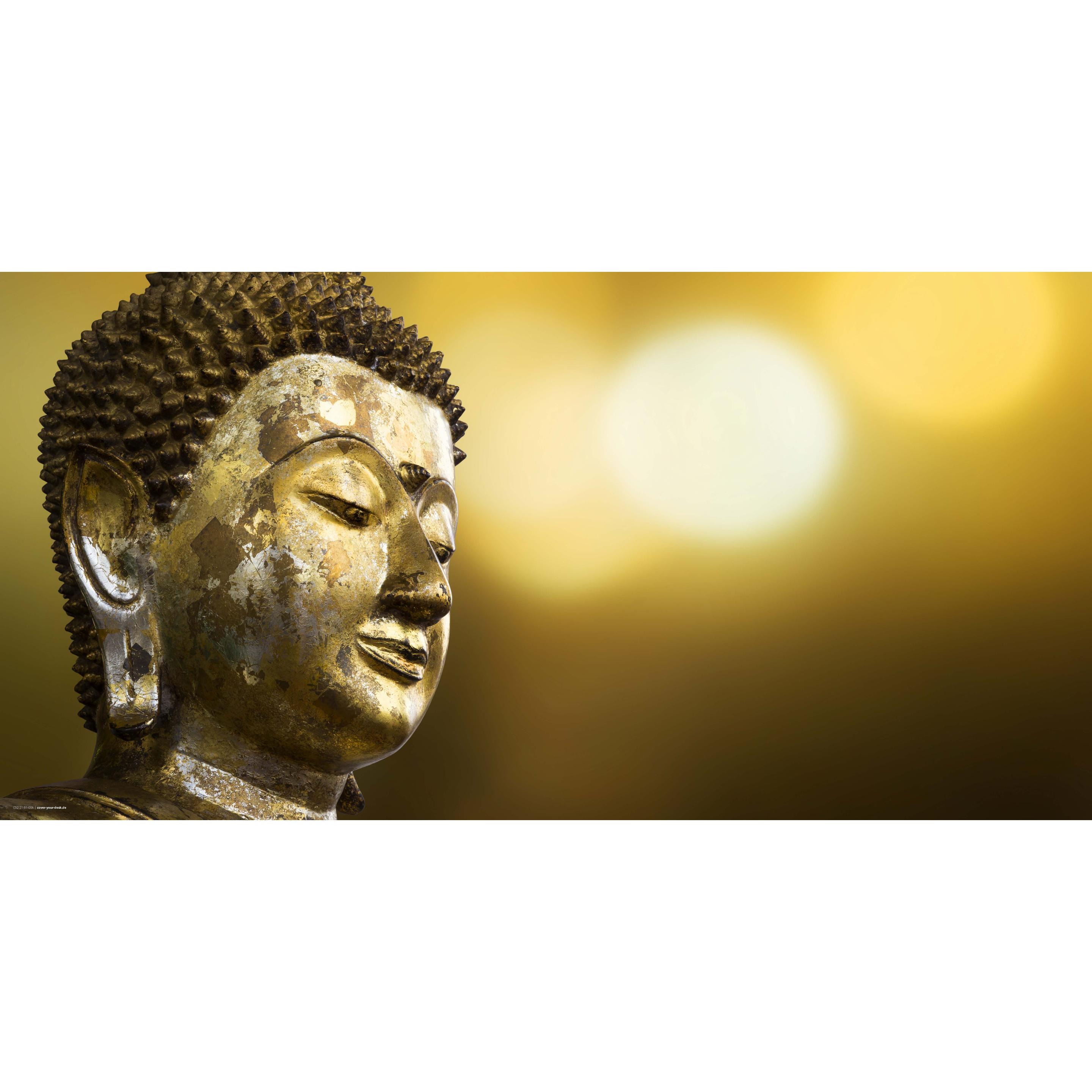 CoverYourDesk, Unterlage, Schreibtischunterlage Goldener Buddha