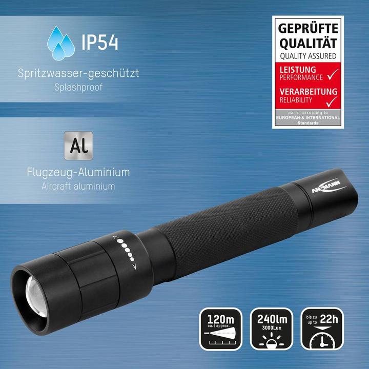 Produktbild Ansmann M200F LED Torch (16.40 cm, 240 lm)