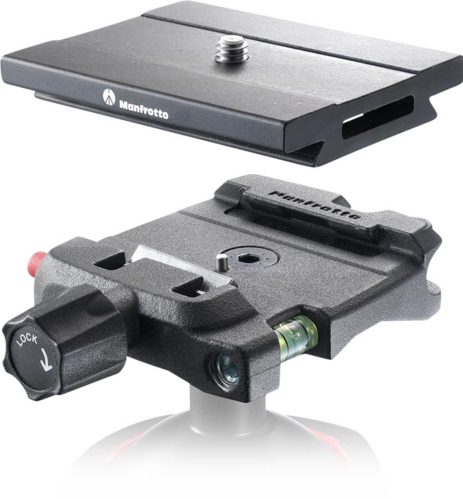 Produktbild Manfrotto Schnellspannvorrichtung mit Q6 Platte (Stativ Schnellwechselplatte)
