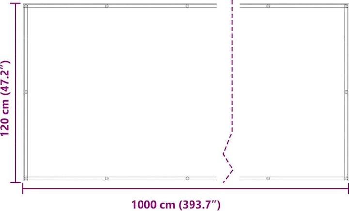 Produktbild vidaXL Balkon Sichtschutz