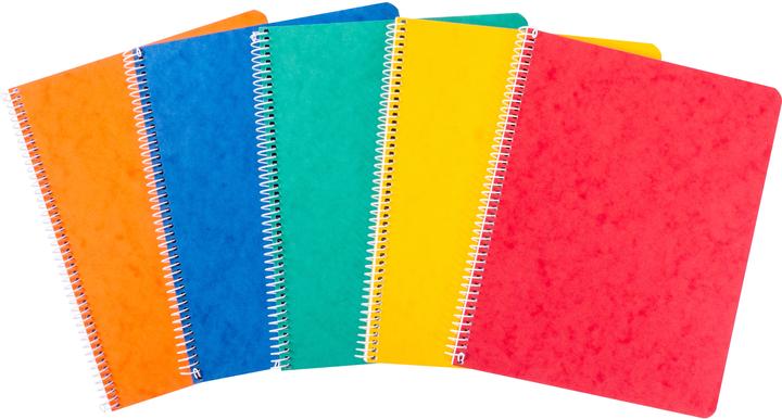 Produktbild Novooo Spiralheft assortiert (A5, Kariert, Weicher Einband)