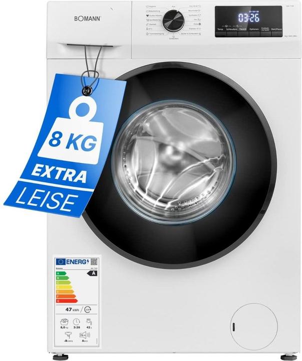 Produktbild Bomann WA 7185 w (8 kg, Links)