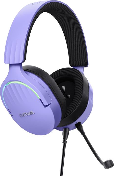 Actual product image Trust GXT490P FAYZO 7.1 USB HEADSET PURPLE (Cable)