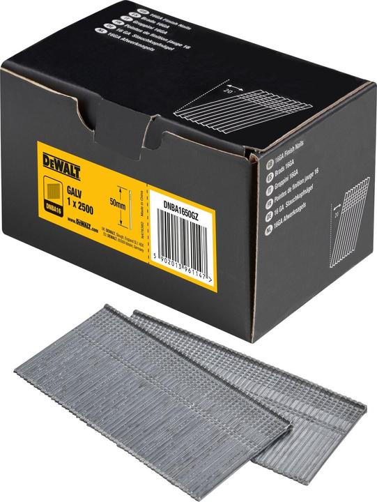 Produktbild DeWalt StauchkopfNägel 16A | PCK(2500)STAUCHK.NÄG.VZ 1,6X50