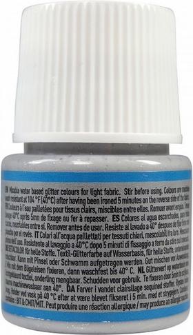 Immagine prodotto Pebeo Setacolor Tessuti Chiari (Argento, 45 ml)