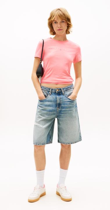 Actual product image Tommy Jeans Tjw Slim Linear Tee Ext (S)