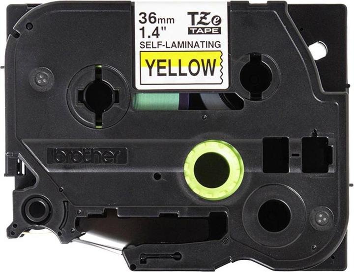 Actual product image Brother Writing tape TZe laminated (3.60 cm, Yellow)
