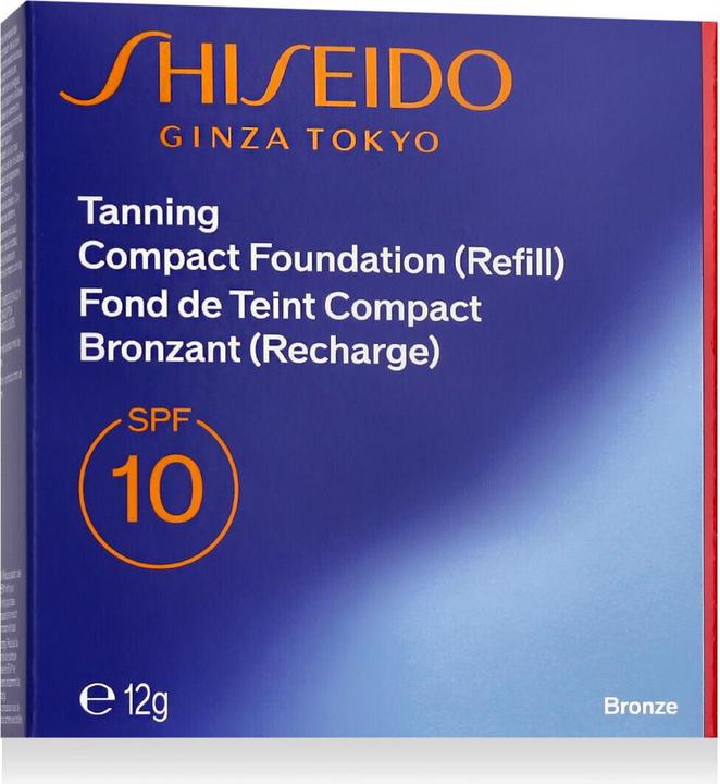 Immagine prodotto Shiseido Sun Make-up Fondotinta compatto abbronzante SPF 10 Bronzo (ricarica) / 12 g