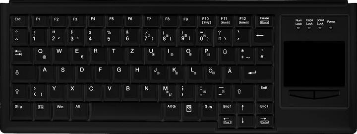 Actual product image Active Key AK-4400, Touchpad, black, USB - US-English (US, Cable)