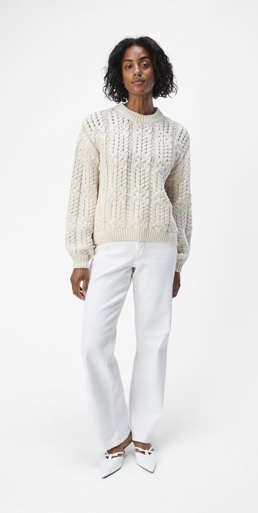 Produktbild Object Zopfstrick Pullover (L)