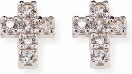 Produktbild Amen Rosary Cross Ohrstecker (Silber 925)