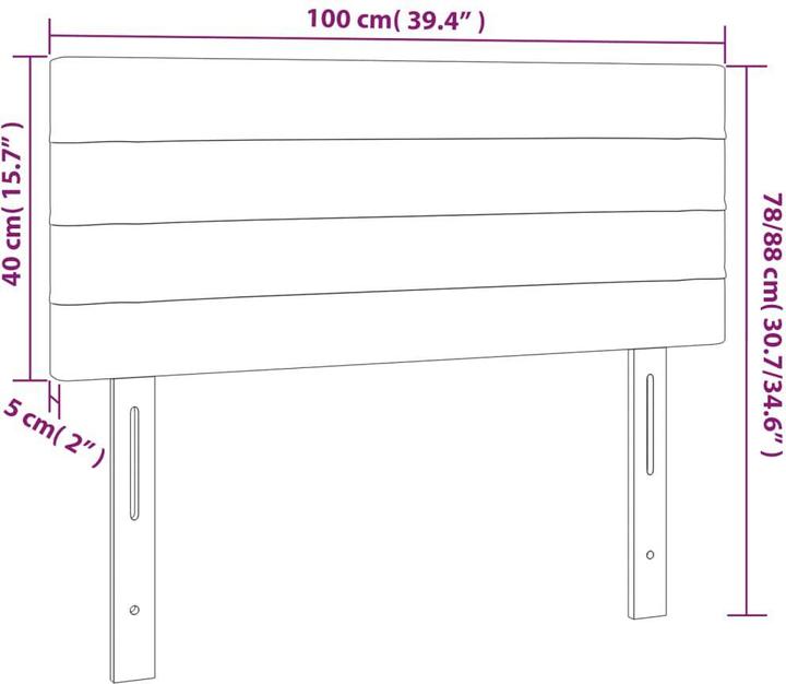 Immagine prodotto VidaXL Detana (100 x 5 x 88 cm)