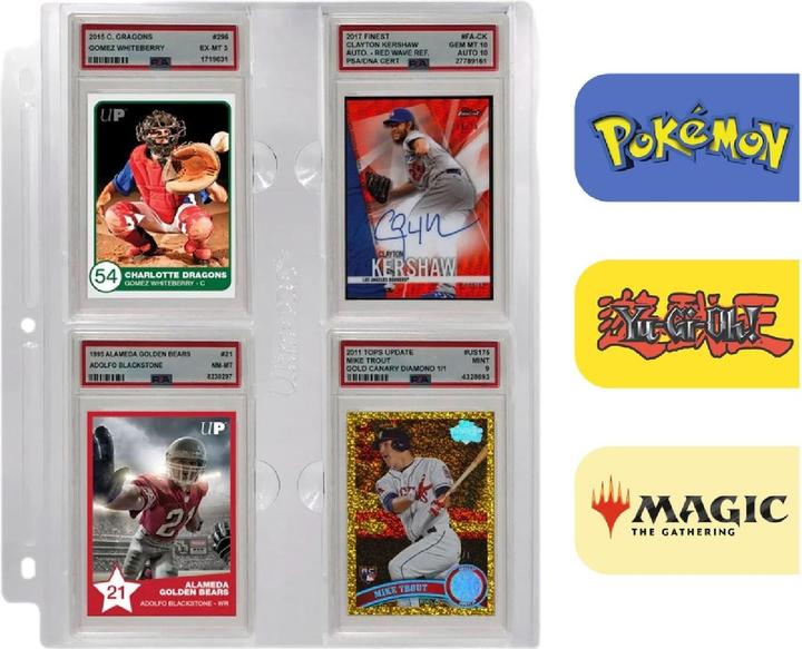 Immagine prodotto Ultra Pro Pagina a 4 tasche (1ct) per lastre PSA graduate