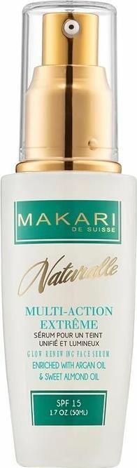 Actual product image Makari Naturalle Multi-Action Extreme Skin Brightening Serum 1.7 Oz (170 ml)