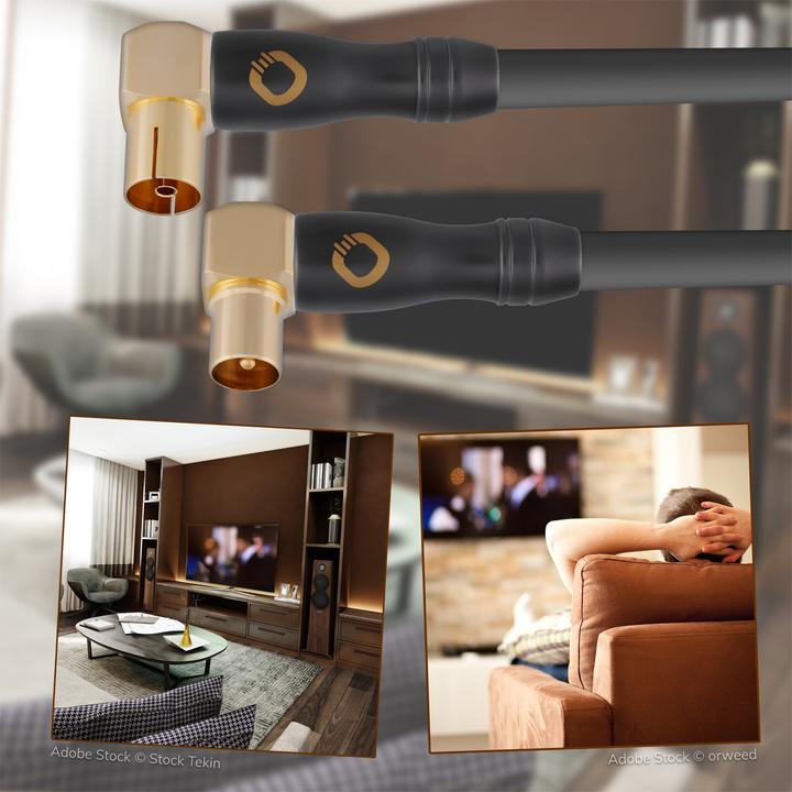 Actual product image Oehlbach Transmission Shift 90 2000 black 20m (120 dB, Antenna cable)