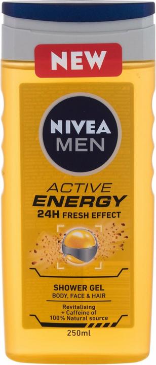 NIVEA MEN Men Active Energy - Sprchov� gel (250 ml)