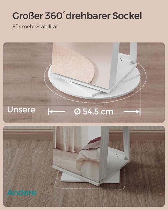 Immagine prodotto Songmics Mathilde (54.50 x 54.50 x 162 cm)