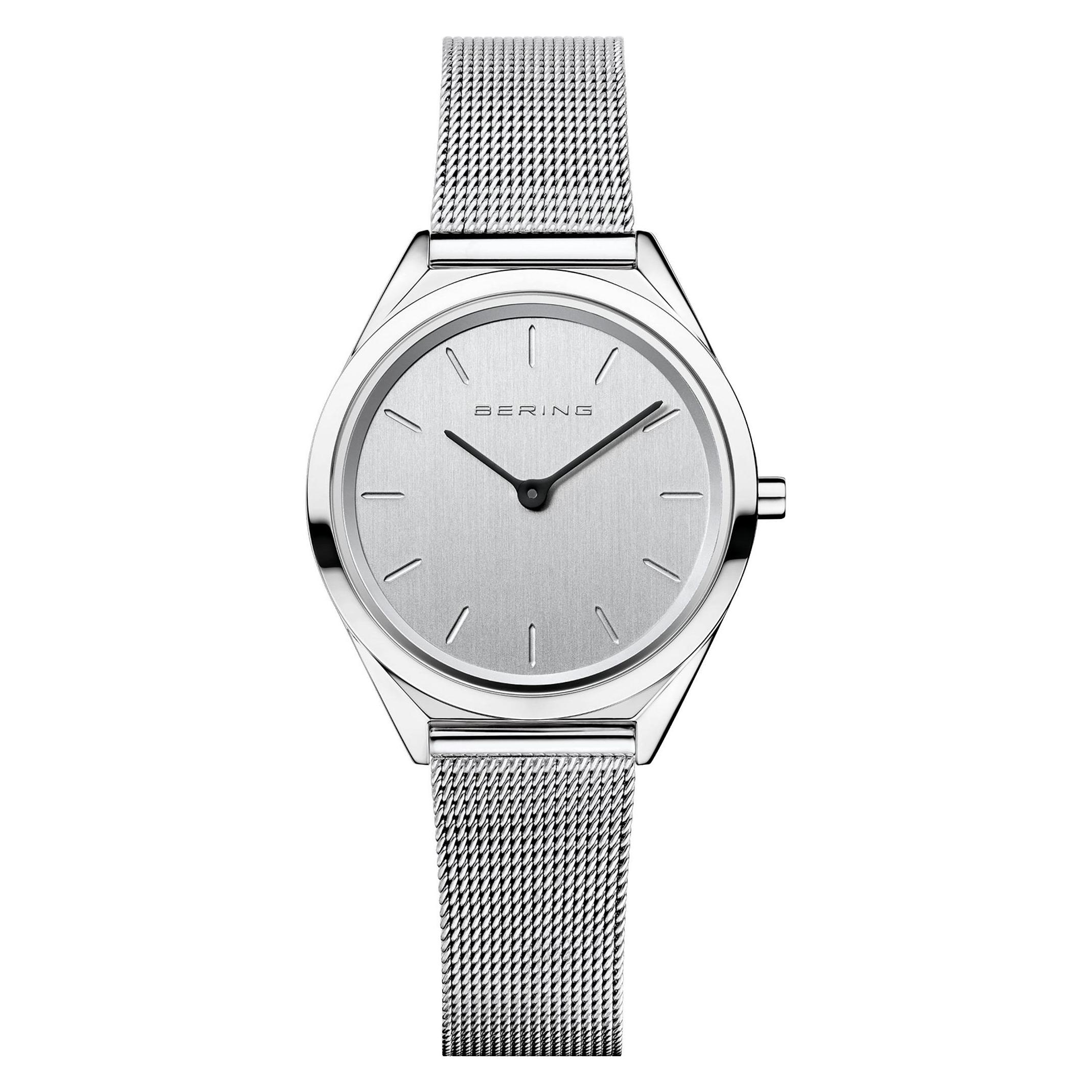Bering, Armbanduhr, Ultra Slim, Silber, (Analoguhr, 31 mm)