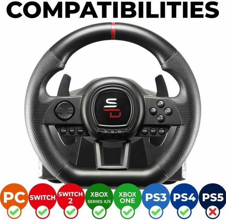 Actual product image Subsonic Superdrive SV650 (PS4, PC, Xbox Series S, Xbox One S, Xbox Series X, Xbox One X, Switch, PS3)