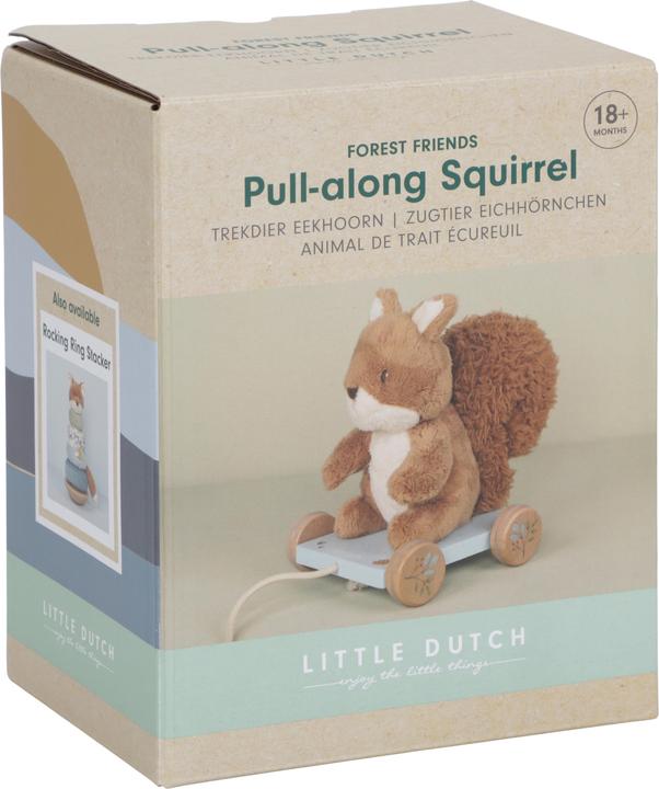 Produktbild Little Dutch Nachziehtier Eichhörnchen FSC