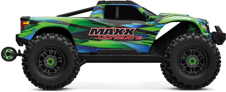 Produktbild Traxxas MAXX Ultimate 4x4 grün 1/10 Monster-Truck RTR Brushless, ohne Akku und Ladegerät (RTR Ready-to-Run)