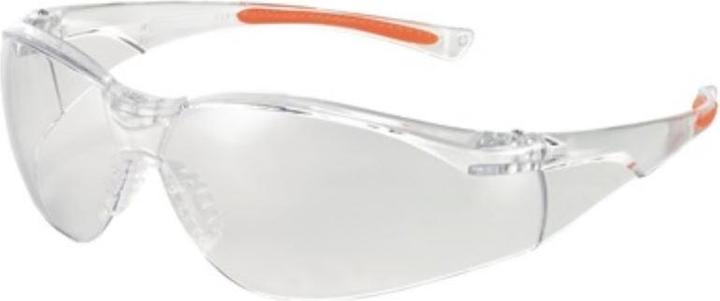Univet Schutzbrille 513 EN 166,EN 170 FT K Bügel klar orange,Scheibe klar PC