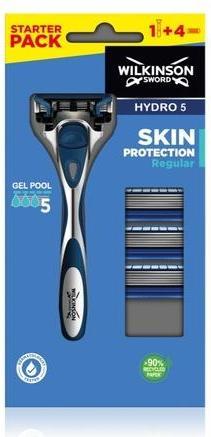 Actual product image Wilkinson SET Sword Men Hydro5 Skin Protection Regular maszynka do golenia z wymiennymi ostrzami