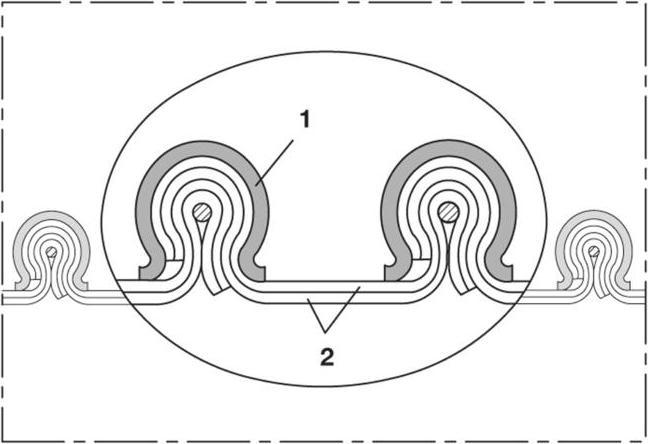Actual product image Norres Suction and blower hose CP PTFE HYP-INOX 472 350 mm 362.00 mm 6 m